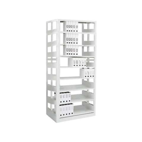 オカムラ オフィスキャビネット・収納家具 完成日 組立不要 ナレッジライブ 2516H 複式 8段 単体型 LK38HC-ZA75