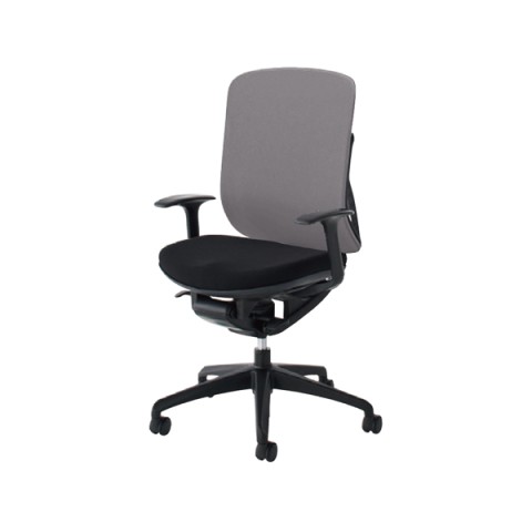 イナバ オフィスチェア 完成日 組立不要 イエラ 樹脂メッシュクロスカバータイプ ブラックフレーム 座ブラック ハイバック T型肘タイプ ランバーサポートなし SV1026