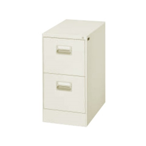 ライオン オフィスキャビネット・収納家具 完成日 組立不要 ファイリングキャビネット ファイリングキャビネット A4サイズ・JIS規格デスクサイド用・2段 A4-276 451-18