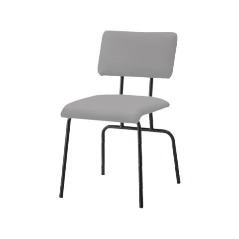 クオン ミーティングチェア・多目的チェア 完成日 組立不要 シアン D N.C.(布) Cyan-MBK-D-NC125