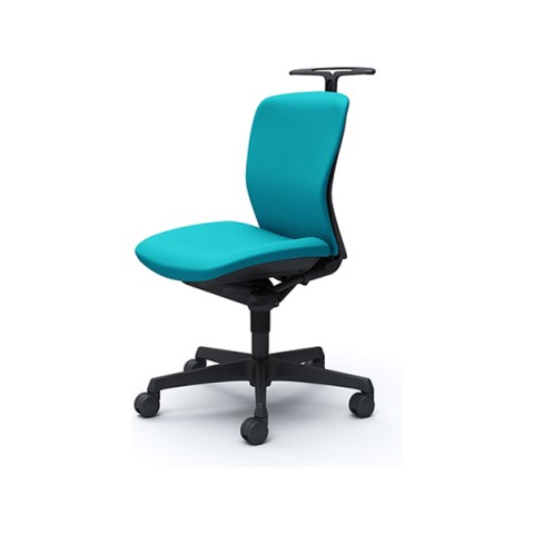 オカムラ オフィスチェア 完成日 組立不要 スラート ローバック 肘なし シェルカラー(ブラック) 樹脂脚 ナイロンキャスター ハンガー付 C332ZR-FSG6