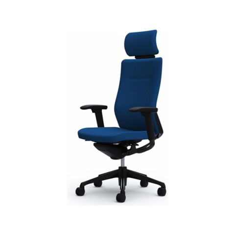 オカムラ オフィスチェア 完成日 組立不要 コーラル クッションタイプ エクストラハイバック ボディカラー(ブラック) フレームカラー(ブラック) アジャストアーム CQ8CMR-FSF3