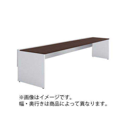 イトーキ オフィスデスク 完成日 組立不要 インターリンクR パネル脚・片面タイプ 単独型 D730×H720 CLR-307GLS-W982