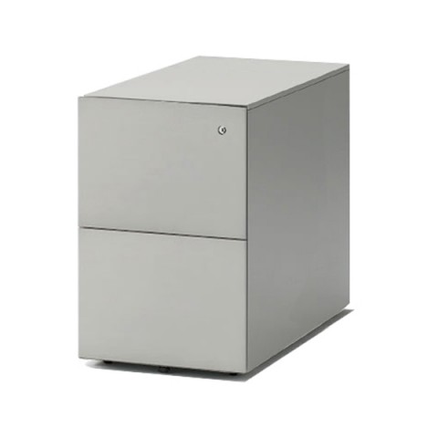 イトーキ デスクワゴン・脇机 完成日 組立不要 インステート ワゴン A4・2段 スチール塗装 JM-046MDC-Z5