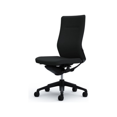 オカムラ オフィスチェア 完成日 組立不要 コーラル クッションタイプ ハイバック ボディカラー(ブラック) フレームカラー(ブラック) ランバーサポート 肘なし CQ37MS-FSF1