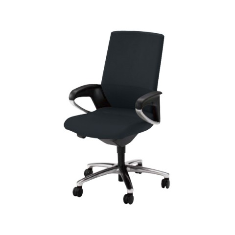 コクヨ オフィスチェア 完成日 組立不要 フィロソフィー スタンダードタイプ 肘付きチェアー(布) ナイロンキャスター CR-G381APK0B6-W