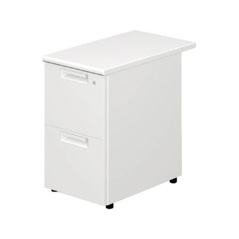 プラス デスクワゴン・脇机 完成日 組立不要 リード D700 2段 LE-N047D-2 770-848