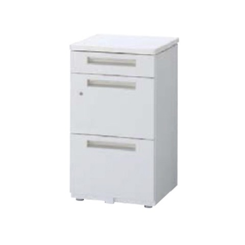 イナバ デスクワゴン・脇机 完成日 組立不要 デュエナエスタイプ 脇机 A4-3段タイプ H720 DUS-046-A3 156221