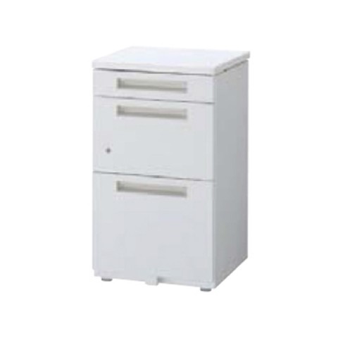 イナバ デスクワゴン・脇机 完成日 組立不要 デュエナエスタイプ 脇机 B4-3段タイプ H700 DUS7-046-B3 159851