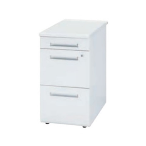 トヨスチール デスクワゴン・脇机 完成日 組立不要 50S 脇デスク A袖 シリンダー錠 H700 D800 50SNL-048AWW 11-4174-1