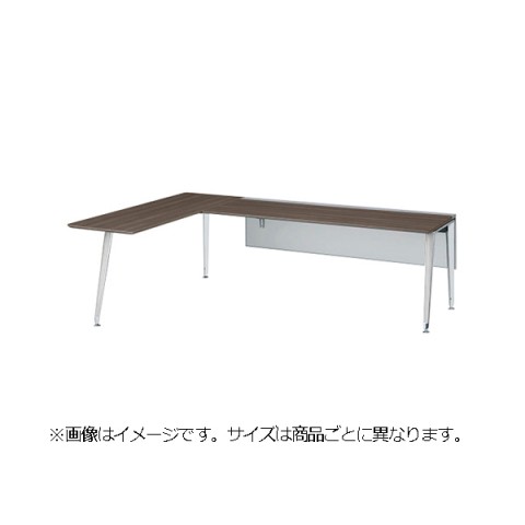 オカムラ オフィスデスク 完成日 組立不要 プリシード ミーティングテーブルユニット センターレールタイプ スラント脚 3A20NL-MPY3