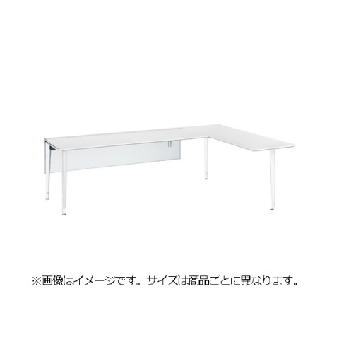 オカムラ オフィスデスク 完成日 組立不要 プリシード ミーティングテーブルユニット センターレールタイプ ゲート脚 3A23NR-MK28