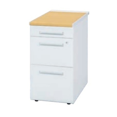 トヨスチール デスクワゴン・脇机 完成日 組立不要 50C 脇デスク B袖 H720 50CNH-047BPW 11-4471-2