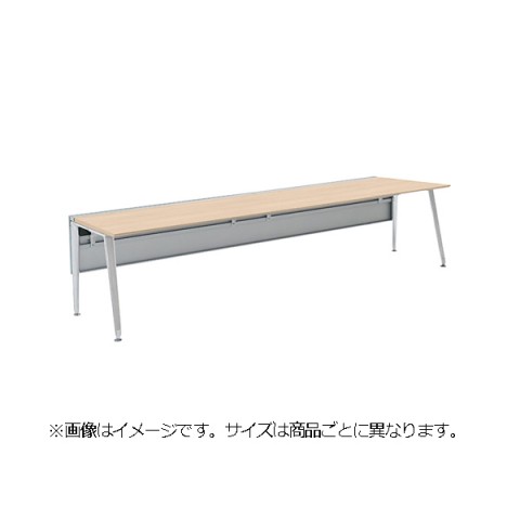 オカムラ オフィスデスク 完成日 組立不要 プリシード スラント脚 片面タイプ フリースタンディングタイプ センターレールタイプ 3A20GA-MPY5