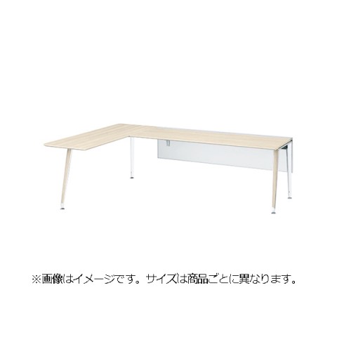 オカムラ オフィスデスク 完成日 組立不要 プリシード ミーティングテーブルユニット センターレールタイプ スラント脚 3A20NM-MBA1