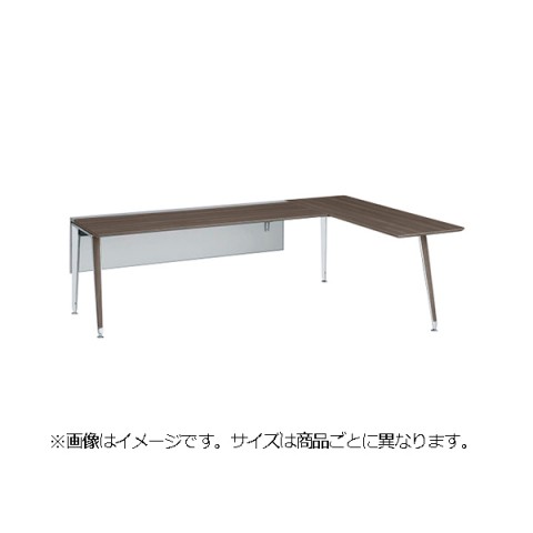 オカムラ オフィスデスク 完成日 組立不要 プリシード ミーティングテーブルユニット センターレールタイプ スラント脚 3A20NN-MBB3