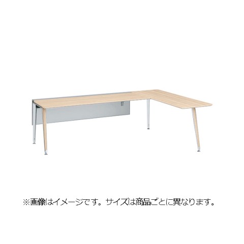 オカムラ オフィスデスク 完成日 組立不要 プリシード ミーティングテーブルユニット センターレールタイプ スラント脚 3A20NN-MBB5
