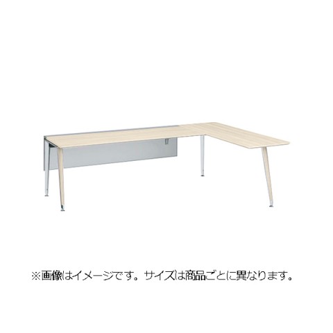 オカムラ オフィスデスク 完成日 組立不要 プリシード ミーティングテーブルユニット センターレールタイプ スラント脚 3A20NN-MBD1