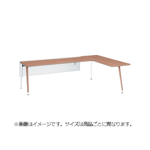 オカムラ オフィスデスク 完成日 組立不要 プリシード ミーティングテーブルユニット センターレールタイプ スラント脚 3A20NR-MBA6
