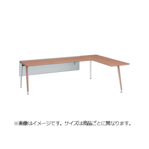 オカムラ オフィスデスク 完成日 組立不要 プリシード ミーティングテーブルユニット センターレールタイプ スラント脚 3A20NR-MBB6