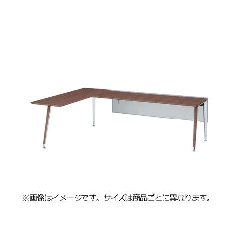 オカムラ オフィスデスク 完成日 組立不要 プリシード ミーティングテーブルユニット センターカバータイプ スラント脚 3A21NL-MBD7
