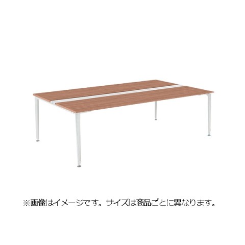 オカムラ オフィスデスク 完成日 組立不要 プリシード ゲート脚 両面タイプ フリースタンディングタイプ センターレールタイプ D1600 3A23AF-MK55