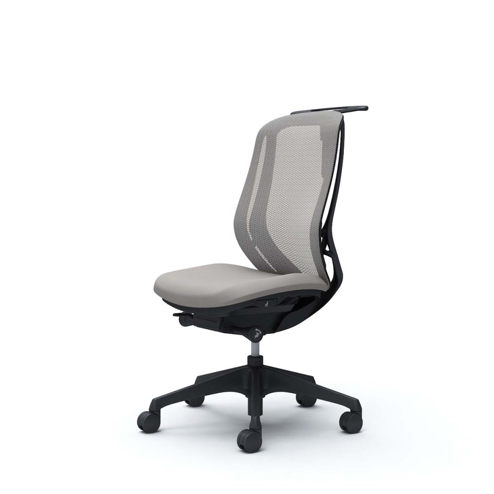 オカムラ オフィスチェア 完成日 組立不要 シルフィー ハイバック メッシュタイプ 肘なし ブラックボディ 樹脂脚 ハンガー付 ナイロンキャスター C636XR-FMR3