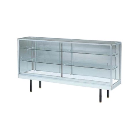 イナバ オフィスキャビネット・収納家具 完成日 組立不要 ファイブショーケース 平ケース N-612-SL E11031V9