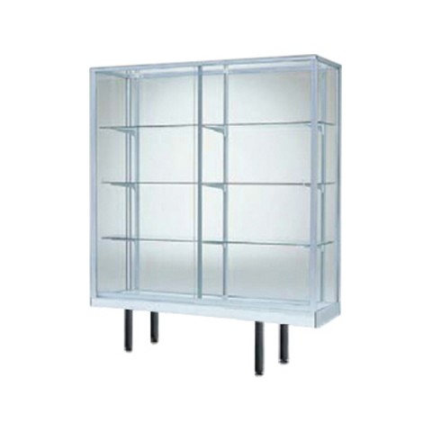 イナバ オフィスキャビネット・収納家具 完成日 組立不要 ファイブショーケース ハイケース H-3153-SL E11041V9