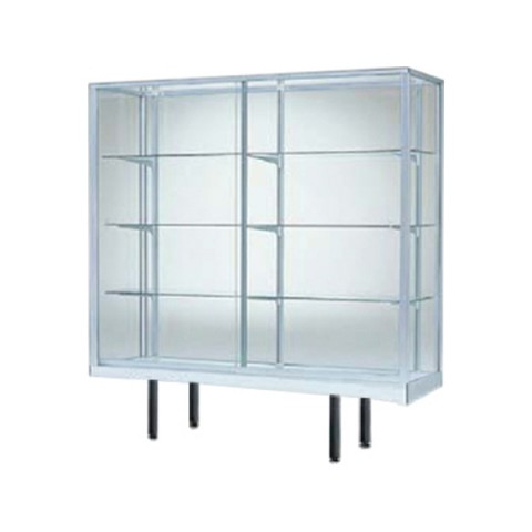 イナバ オフィスキャビネット・収納家具 完成日 組立不要 ファイブショーケース ハイケース H-4153-SL E11042V9