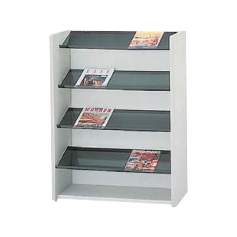 イナバ オフィスアクセサリ 完成日 組立不要 マガジンラック マガジンラック(A4判4列4段) CA-532 G06231K8