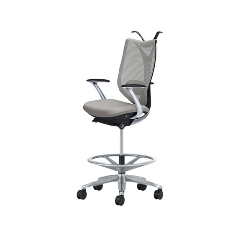 オカムラ オフィスチェア 完成日 組立不要 サブリナ ハイチェア ハイバック デザインアーム付 ブラックボディ ハンガー付 ランバー付 C844HX-FSZ3