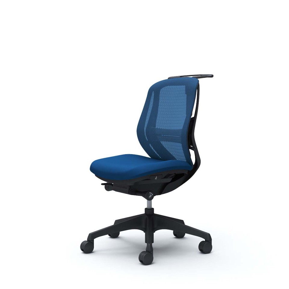 オカムラ オフィスチェア 完成日 組立不要 シルフィー ローバック メッシュタイプ 肘なし ブラックボディ 樹脂脚 ハンガー・ランバーサポート付 ナイロンキャスター C632XS-FMP3