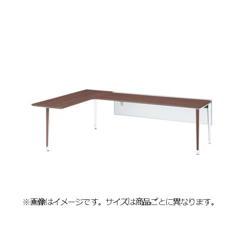 オカムラ オフィスデスク 完成日 組立不要 プリシード ミーティングテーブルユニット センターレールタイプ ゲート脚 3A23NL-MBA7
