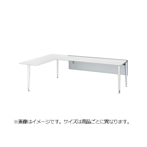 オカムラ オフィスデスク 完成日 組立不要 プリシード ミーティングテーブルユニット センターレールタイプ ゲート脚 3A23NL-MBD4
