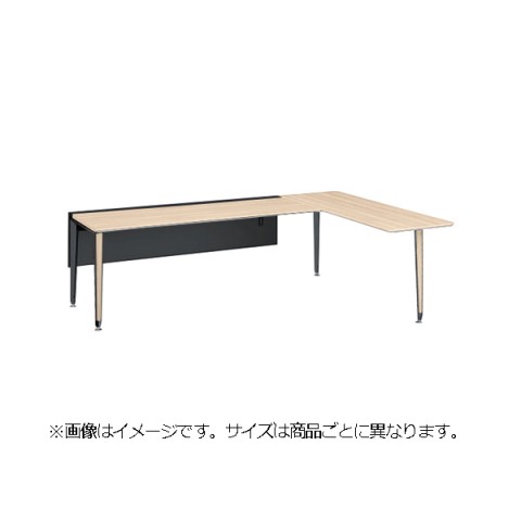 オカムラ オフィスデスク 完成日 組立不要 プリシード ミーティングテーブルユニット センターレールタイプ ゲート脚 3A23NR-MBC5