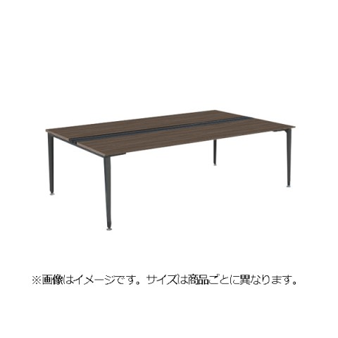 オカムラ オフィスデスク 完成日 組立不要 プリシード ゲート脚 両面タイプ フリースタンディングタイプ センターカバータイプ D1400 3A24ED-MAY3