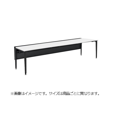 オカムラ オフィスデスク 完成日 組立不要 プリシード ゲート脚 片面タイプ フリースタンディングタイプ センターレールタイプ 3A23GH-MK61