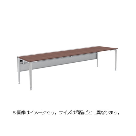 オカムラ オフィスデスク 完成日 組立不要 プリシード ゲート脚 片面タイプ フリースタンディングタイプ センターカバータイプ 3A24GG-MK53