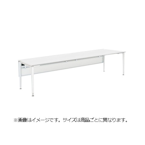 オカムラ オフィスデスク 完成日 組立不要 プリシード ゲート脚 片面タイプ フリースタンディングタイプ センターカバータイプ 3A24LC-MK28