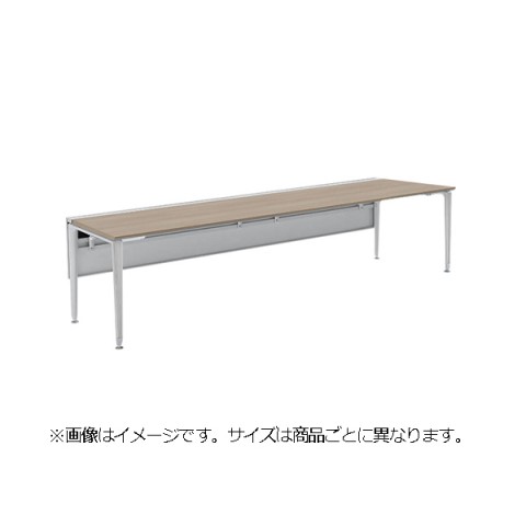 オカムラ オフィスデスク 完成日 組立不要 プリシード ゲート脚 片面タイプ フリースタンディングタイプ センターカバータイプ 3A24LE-MPY2