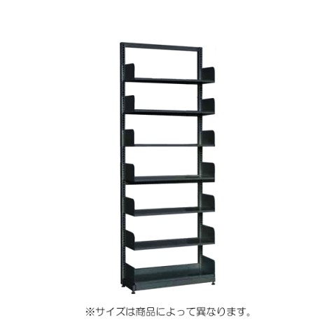 ナイキ オフィスキャビネット・収納家具 完成日 組立不要 単柱書架 B5(D220)サイズ 棚板7枚 単式基本型 NTSAK-77S-B