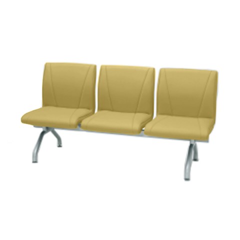 プラス ロビーベンチ・長椅子 完成日 組立不要 LS-250 3人用・肘なし LS-253N 39-882