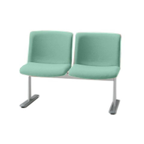 プラス ロビーベンチ・長椅子 完成日 組立不要 LS-270 2人用・背付 ビニルレザー LS-2721N 17-894