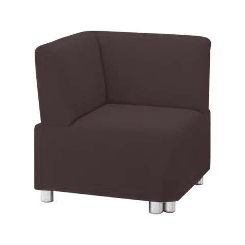 ライオン オフィス・応接ソファ 完成日 組立不要 ロッサム 脚付タイプ 背付・内コーナー 359-26 LC-6411CF-DBR