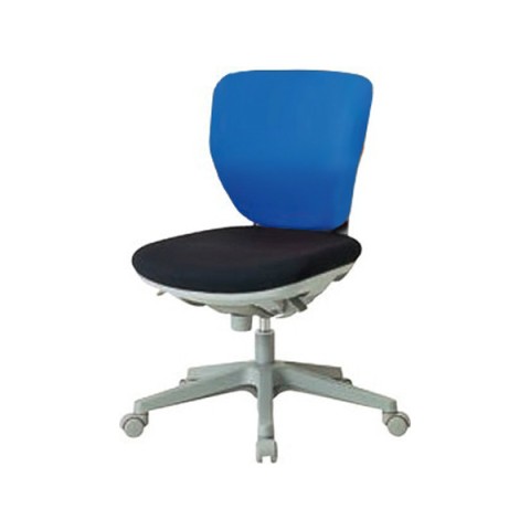 トヨスチール オフィスチェア  ピエーノ 400タイプ ローバック アジャストシンクロロッキング 肘なし ツートンシート ナイロンキャスター NXC-400F-B 49-0038-1