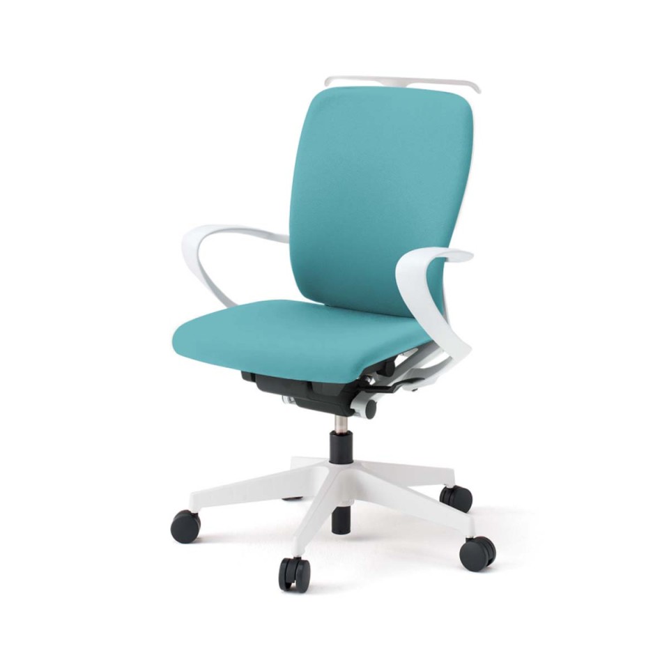 イトーキ オフィスチェア 完成日 組立不要 フルゴチェア ハイバック ベースカラーWW ループ肘 ハンガー付 ビニールレザー(DL) ナイロンキャスター KF-436DLHWWS4