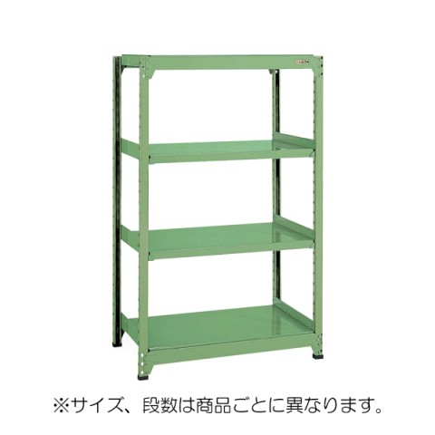 サカエ オフィスキャビネット・収納家具  中軽量棚ML型・MLW型 高さ1200・4段 ML-8144