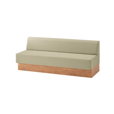 イトーキ オフィス・応接ソファ 完成日 組立不要 ノットワーク ローバック 直線タイプ コンセントなし ベースカラー:T(ベース:トリニティオーク) LLL-18SLN-TF6