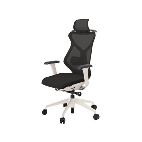 イトーキ オフィスチェア 完成日 組立不要 セクア エクストラハイバック ベースカラーWW アジャスタブル型肘 ハンガー付 KG-357JVH1-WWT1